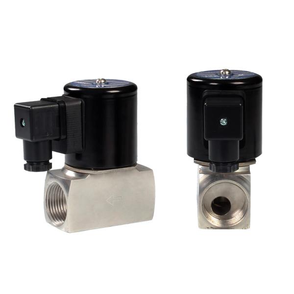 1 Inch Compact Pilot Operated Solenoid Valve Normal Closed For Steam Hot Water