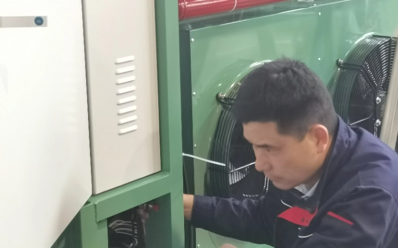 Horizontal Low Temperature Condensing Unit For Supermarket / Food Storage