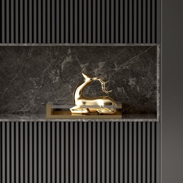 Simple Interior Design Wall Smart Melamine Kitchen Cabinets Wood Luxury Kitchen Unite Modern