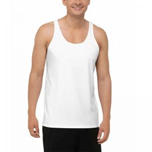 China China Manufacturer Custom Casual  Sport Men Slim Fit Blank Fitted Tank Top for Gym wholesale