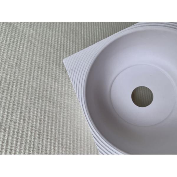 Ripple Texture Paper Pulp Moulded Trays Fibre Wet Press Sustainable Recycled Pulp Paper