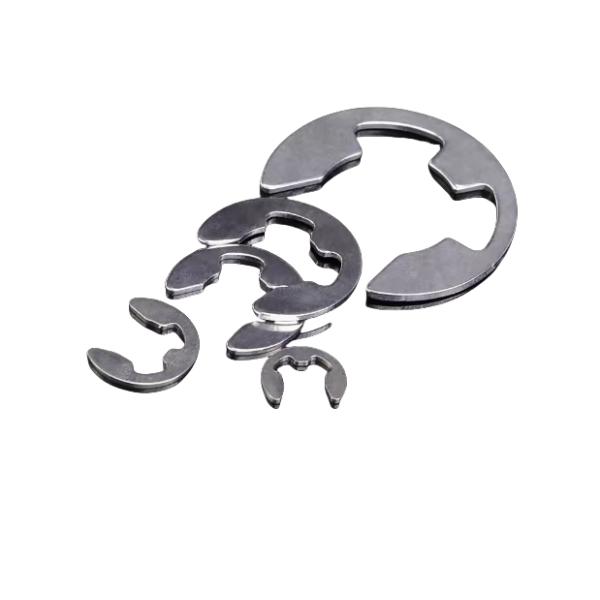 304 Stainless Steel DIN Standard Wedge Style Card Spring E-Type Retaining Ring Size M3M4M5M6M8M10M12M14M16M240M18M20M22M24M27