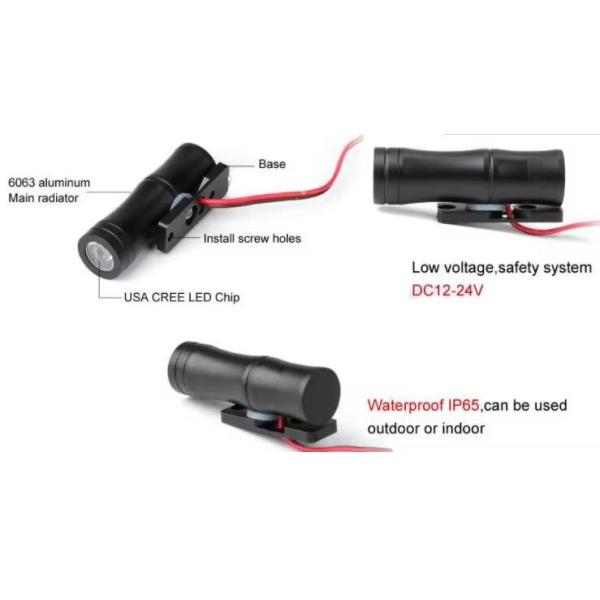 1 way Led wall Light Garden Led Lighting 3W landscape Led Light DC12-24V Low voltage IP67 Waterproof LED Garden Light Outdoor Lighting