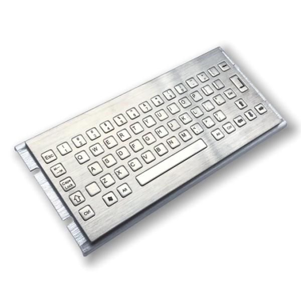 Waterproof IP65 Stainless Steel Keyboard SUS304 Compact design Keyboard MINI sized Rear Panel Mounted -40℃