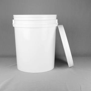 China 25L PP Plastic Bucket Food Grade for Chemical Fertilizer Packaging Drum wholesale