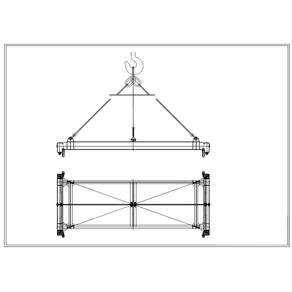 semi-auto container spreader