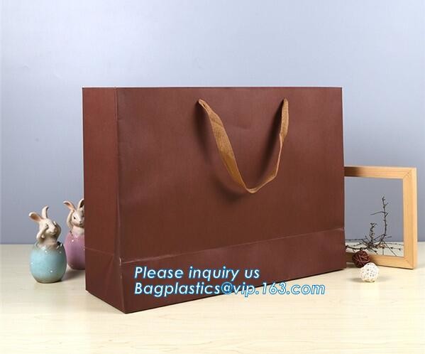 Custom Your Own Logo Design Printed Durable Shopping Carrier Packing 210Gsm Clothes Art Coated Paper Bag, bagease packag