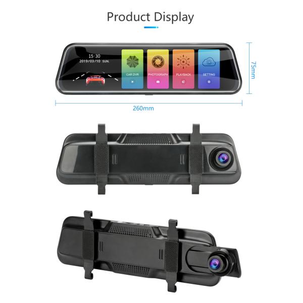 32GB Voice Control Car Camcorder FHD 1080P Dashcam Mode Parking IP57 Waterproof