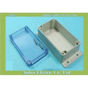 China Waterproof 195*90*60mm Clear Lid Wall Mount Enclosure Box on sale