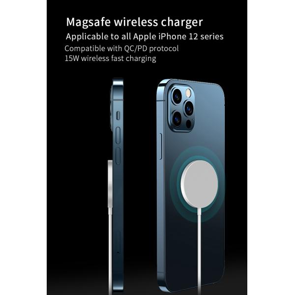 Type C Flat Magsafe Wireless Charger Charging Pad Compatible Iphone 13