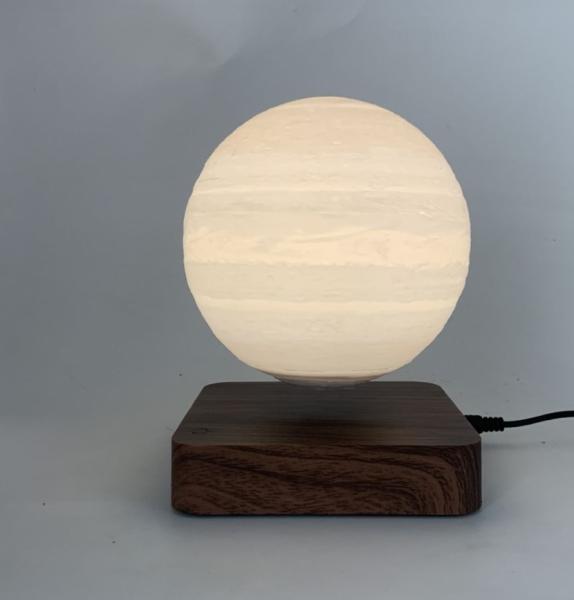 Quality 360 rotating magnetic levitation floating 6inch planet light lamp night light for home decor and gift for sale