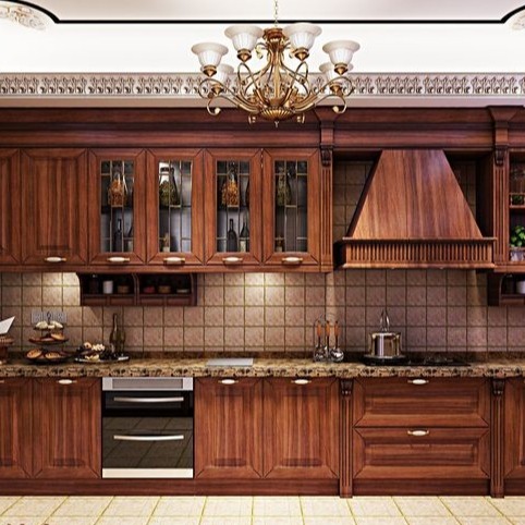 Elegant, Luxurious, And Functional Stainless Steel Kitchen Cabinetry With Rich Colors And Exquisite Marble Countertops