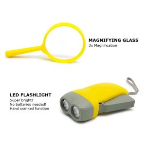 Mini hot sales adventurer exploration kit- Binoculars, Flashlight, Magnifying