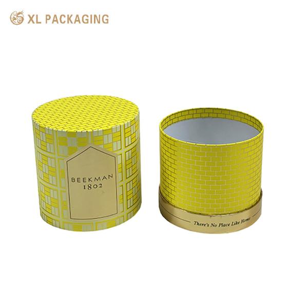XL Packaging Custom Packaging Box Custom Large Size Cylinder Box Flower Paper Tube Box with Handle for Tea Packaging