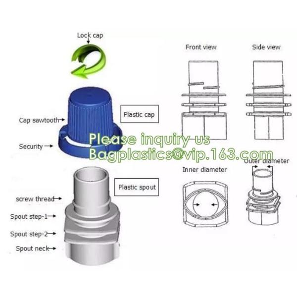 Household Spout Pouches For Liquid Refill Soap Packaging Plastic Bag With Spout Hand Sanitizer Gel Packaging Liquid Soap