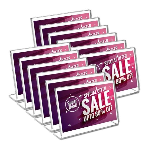 Clear Magnetic Tabletop Photo Frames Lightweight Drop Resistant