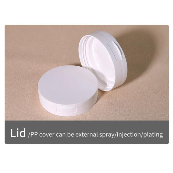 PP Refillable Cosmetic Container Luxury Cream Jar With Lid