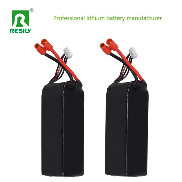 BMS RC Lithium Battery 15c 4s 6s 22.2V 16000mAh For RC Quadcopter