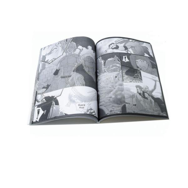 Glossy Finish Soft Cover Book Printing , English Comic Novel Printing Services