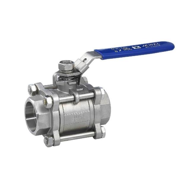 Quality 3 Piece Floating Type Ball Valve , Flanged Ball Valve Soft - Seated Feature for sale