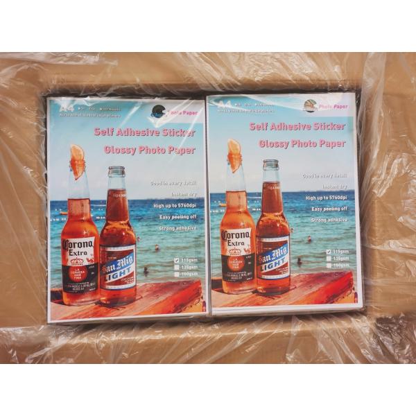 A4 115gsm Self Adhesive Glossy Photo Paper