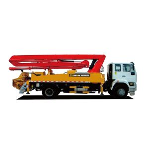 China 23m Small Truck Mounted Concrete Boom Pump 110/65m³/h Output in Theory wholesale