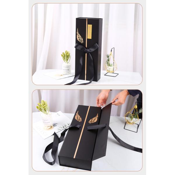Black Square Cardboard Foldable Luxury Flower Gift Box Flower Packaging Box Paper Flower Box