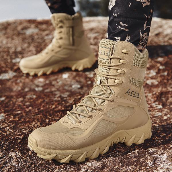 High Top Tube Military Boots