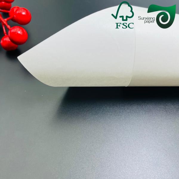 150gsm 170gsm 190gsm Virgin White Kraft Paper Rolls 24" 35" Perfect For Making Paper Bags