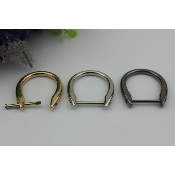 22MM Zinc Alloy D-ring Plated Nickel Free,Fashion Metal D Ring Buckle Bag Fittings