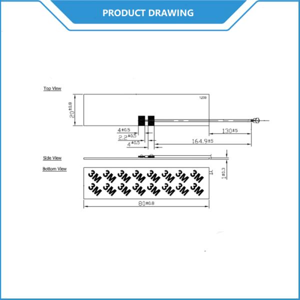 Internal Embedded 2G 3G Antenna GSM DCS PCS Penta Band Cellular FPC Antenna