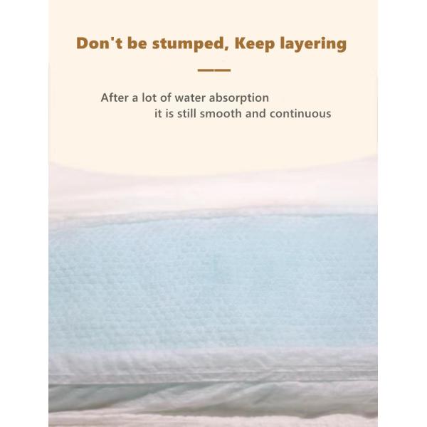 Wetness Indicator 360° Fit disposable baby diaper with elastic waistband Pull -up pants