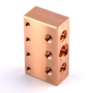 Buy cheap Custom CNC machined brass hydraulic valve block from wholesalers