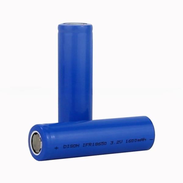IFR 18650 3.2v 1600mAh LiFePO4 Cylindrical Lithium Ion Battery for Emergency Driver Endure 70C High Temperature