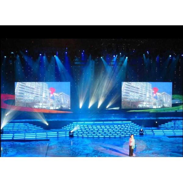 Curved Mobile LED Backdrop Screen Rental , P4.81 LED Video Display Panel 5V 40A Panel Power