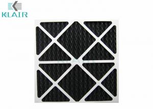 China Pleated Charcoal Air Filter , Carbon Odor Filter For Airport Hotel Ventilation on sale