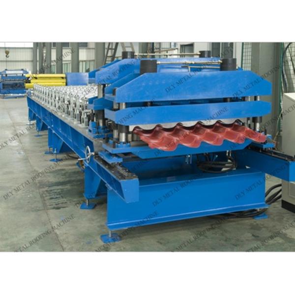 TR35 Trapezoidal Sheet Roll Forming Machine 7.5m Color Steel Roll Forming Equipment