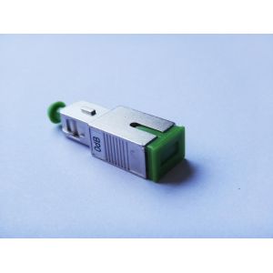 China 0dB SC/APC, metal housing, Female to Male Fiber Optic Attenuator on sale