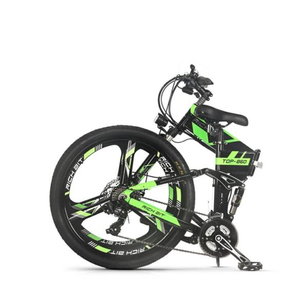 EU STOCK Full Suspension Folding Electric Bike With 26 Inch Wheel 36v 250w RICH BIT Top-860