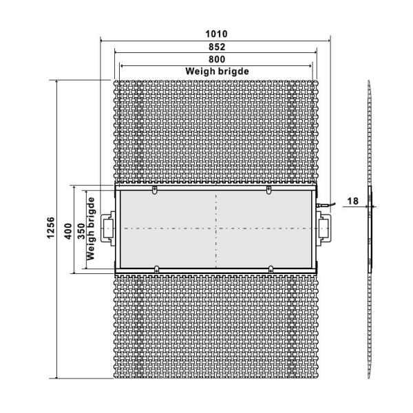 IP67 Waterproof Truck Axle Scales With Ramp / Mobile Truck Weigh Scales