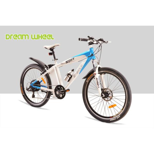 36V 350W Electric Mountain Bicycle , Aluminum Electric Mountain Bike 32km/H