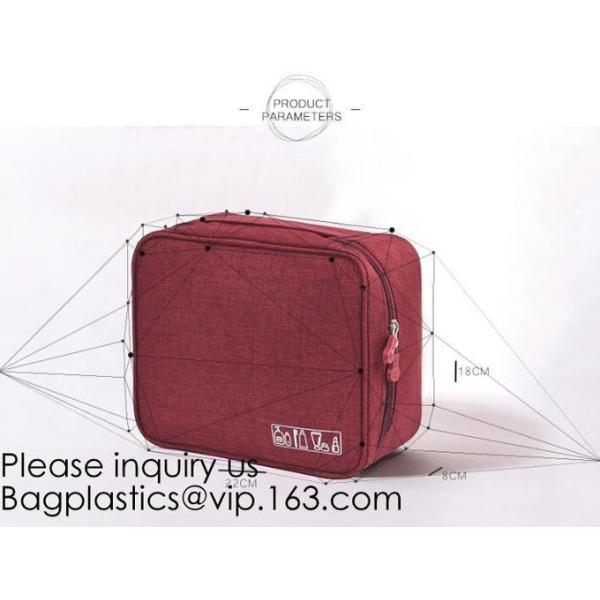 Customized Women/Men Organizer Toiletry Storage Travel Makeup Bag Blank Canvas Cosmetic Bag, bagease, bagplastics