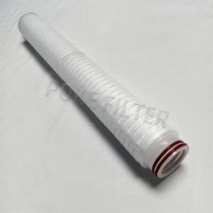 China Folded 0.2 Micron PTFE PP Water Filter Element Cartridge Replacement wholesale