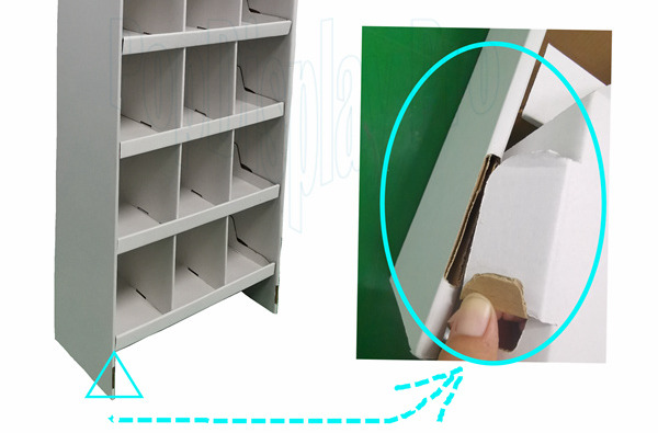 Sweat Candy Cardboard Shelving Displays Visual Promotional With Insert