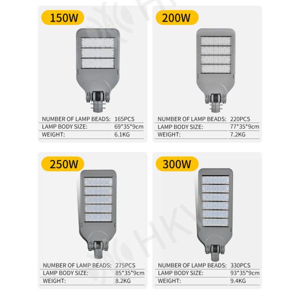 100/150/200/250/300W Waterproof Outdoor Street Lamp Industrial Security Lighting