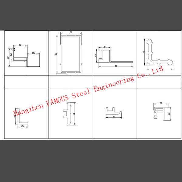 Modern Art Decoration C5 Aluminum Glass Wall Thermal Broken Insulated