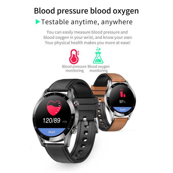 Intelligent BLE Call NFC Round Face Smartwatches Casual Fitness Wear