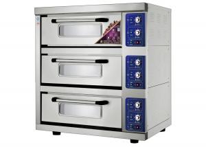 China Energy -  Saving 3 Trays Stainless Steel Electric Baking Ovens Laminated - Type , Temperature Range 20 ~ 300°C on sale