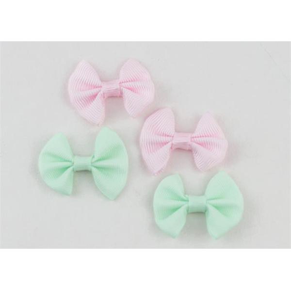 White Ribbon Bowknot Hair Clips Thick Ribbon Bow Garment Accessory