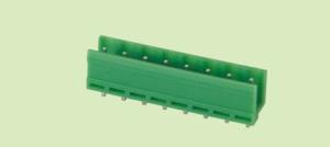China RD HT508V 5.08mm pitch 2P-16P terminal block green color pin type plug in terminal block wholesale